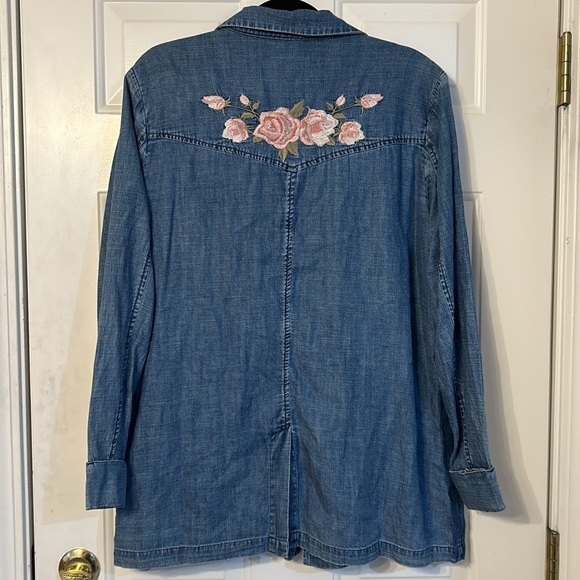 NWT Billy T rose denim jacket/blazer, size XL - Picture 8 of 10
